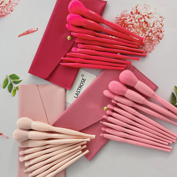 Candy Colored Makeup Brush Set