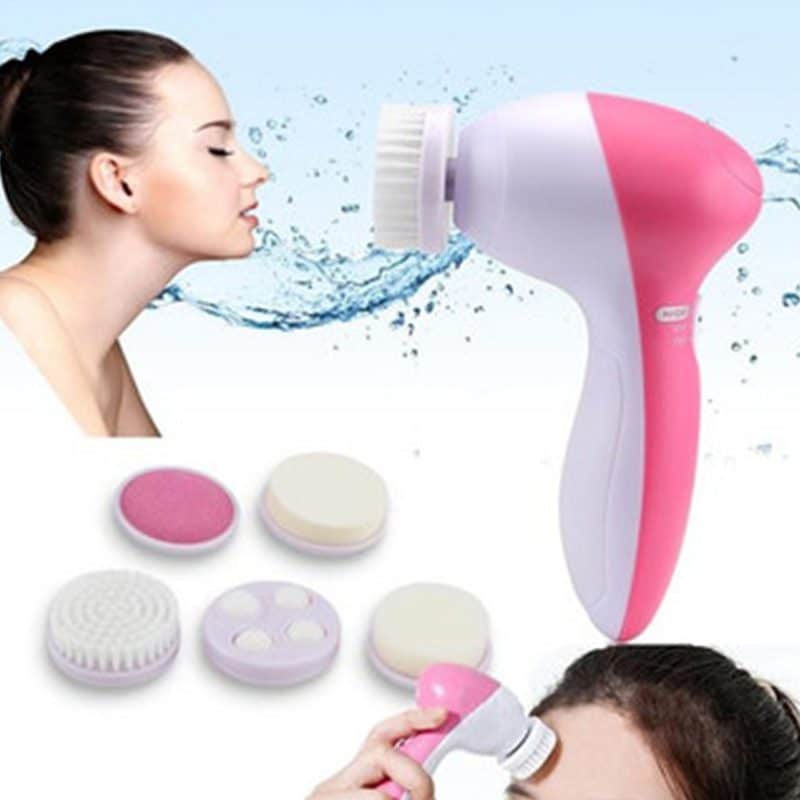 5 in 1 Facial Skin Care Electric Massager Scrubber
